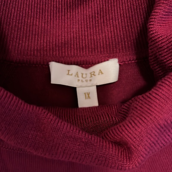 Short-Sleeved Turtleneck Sweater - Laura Plus - Picture 4 of 7